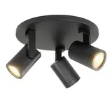 Highlight Spot HALO 3 lichts rond zwart