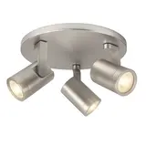 Highlight Spot HALO 3 lichts rond mat chroom