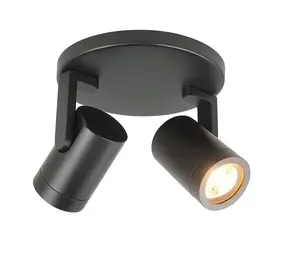 Highlight Spot HALO 2 lichts rond zwart Highlight Spot HALO 2 lichts rond zwart