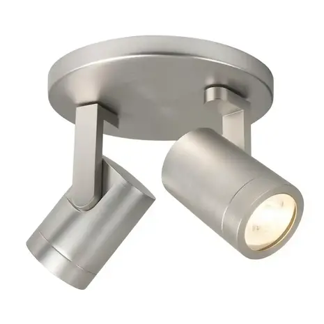 Highlight Spot HALO 2 lichts rond mat chroom Highlight Spot HALO 2 lichts rond mat chroom