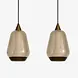 Highlight Hanglamp Tromba 5 lichts Ø 30 cm amber zwart Highlight Hanglamp Tromba 5 lichts Ø 30 cm amber zwart