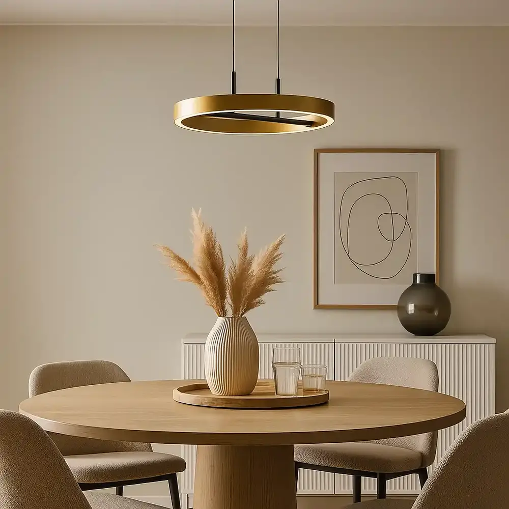 Freelight Hanglamp Livello  Ø 40 cm zwart goud Freelight Hanglamp Livello  Ø 40 cm zwart goud