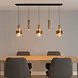Highlight Hanglamp Marrone 5 lichts L 120 cm brons Highlight Hanglamp Marrone 5 lichts L 120 cm brons