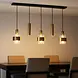Highlight Hanglamp Marrone 5 lichts L 120 cm brons Highlight Hanglamp Marrone 5 lichts L 120 cm brons