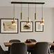 Highlight Hanglamp Marrone 5 lichts L 120 cm brons Highlight Hanglamp Marrone 5 lichts L 120 cm brons