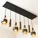 Highlight Hanglamp Marrone 7 lichts L 130 cm brons Highlight Hanglamp Marrone 7 lichts L 130 cm brons