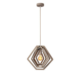 Lucide MAURO - Hanglamp Kinderkamer - 1xE27 - Taupe