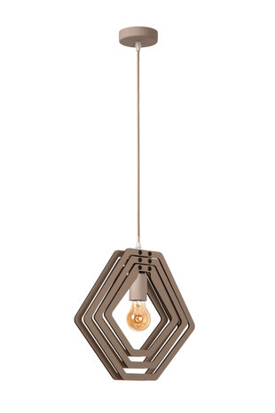 Lucide MAURO - Hanglamp Kinderkamer - 1xE27 - Taupe Lucide MAURO - Hanglamp Kinderkamer - 1xE27 - Taupe