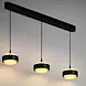 Freelight Hanglamp Puleggia 3 lichts L 90 cm comfortlift zwart Freelight Hanglamp Puleggia 3 lichts L 90 cm comfortlift zwart