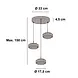 Freelight Hanglamp Puleggia 3 lichts Ø 33 cm comfortlift zwart Freelight Hanglamp Puleggia 3 lichts Ø 33 cm comfortlift zwart