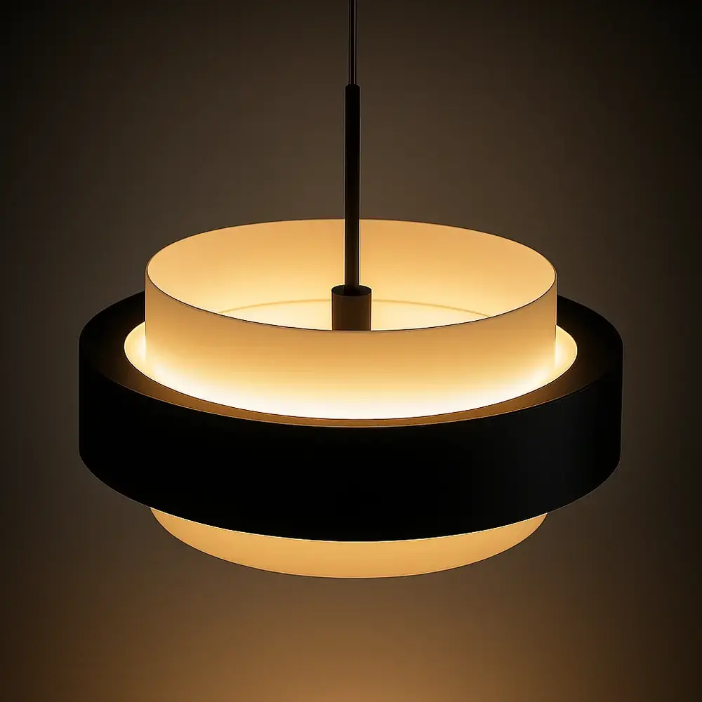 Freelight Hanglamp Puleggia 5 lichts L 120 cm comfortlift zwart Freelight Hanglamp Puleggia 5 lichts L 120 cm comfortlift zwart