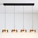 Highlight Hanglamp Enzo 4 lichts L 117 cm zwart Highlight Hanglamp Enzo 4 lichts L 117 cm zwart