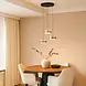 Highlight Hanglamp Enzo 3 lichts Ø 40 cm zwart Highlight Hanglamp Enzo 3 lichts Ø 40 cm zwart