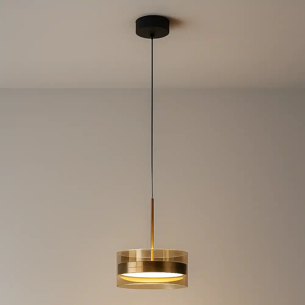 Highlight Hanglamp Enzo 1 lichts Ø 20 cm zwart Highlight Hanglamp Enzo 1 lichts Ø 20 cm zwart