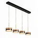 Highlight Hanglamp Enzo 4 lichts L 117 cm zwart Highlight Hanglamp Enzo 4 lichts L 117 cm zwart