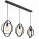 Ylumen Hanglamp Turn around 3 lichts L 130 cm mat zwart Ylumen Hanglamp Turn around 3 lichts L 130 cm mat zwart
