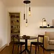Highlight Hanglamp Perugia 2+1 lichts Ø 40 cm zwart amber Highlight Hanglamp Perugia 2+1 lichts Ø 40 cm zwart amber