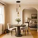 Highlight Hanglamp Perugia 2+1 lichts Ø 40 cm zwart amber Highlight Hanglamp Perugia 2+1 lichts Ø 40 cm zwart amber