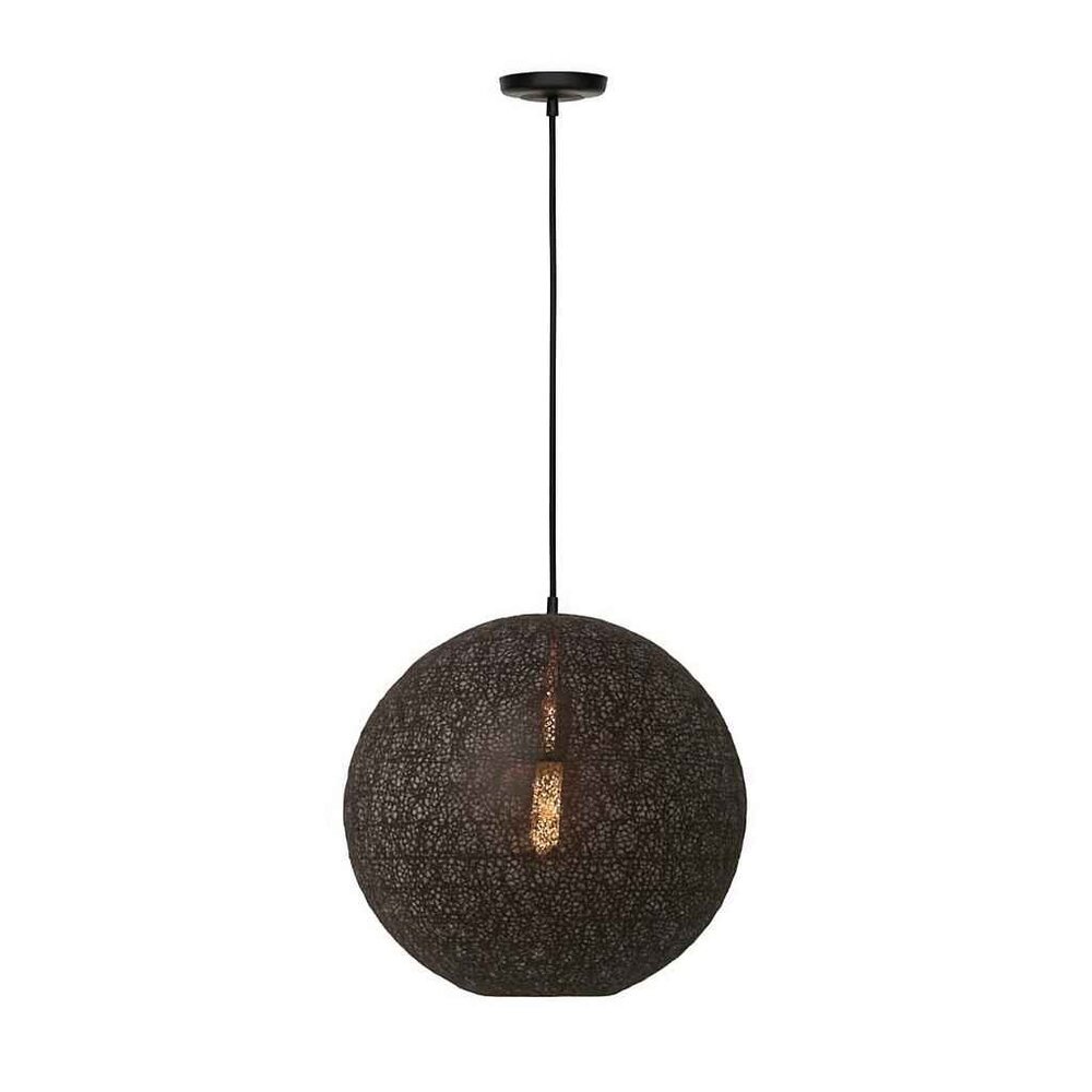 Freelight Hanglamp Oronero Ø 30 cm zwart-goud Freelight Hanglamp Oronero Ø 30 cm zwart-goud