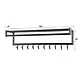 Ylumen Kapstok Alex B 100 cm H 30 cm antraciet Ylumen Kapstok Alex B 100 cm H 30 cm antraciet