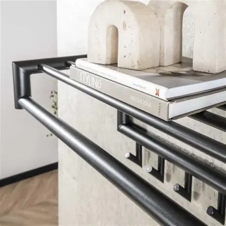 Ylumen Kapstok Alex B 100 cm H 30 cm antraciet Ylumen Kapstok Alex B 100 cm H 30 cm antraciet