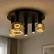 Ztahl Plafondlamp Riva 5 lichts Ø 50 cm zwart Ztahl Plafondlamp Riva 5 lichts Ø 50 cm zwart