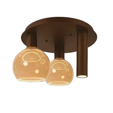 Ztahl Plafondlamp Riva 3 lichts Ø 35 cm platinum Ztahl Plafondlamp Riva 3 lichts Ø 35 cm platinum