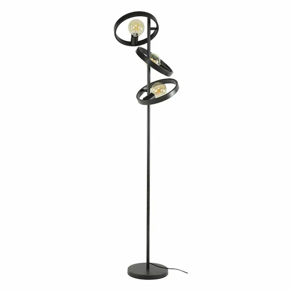 Ylumen Vloerlamp Hover 3 lichts H 155 cm mat zwart Ylumen Vloerlamp Hover 3 lichts H 155 cm mat zwart