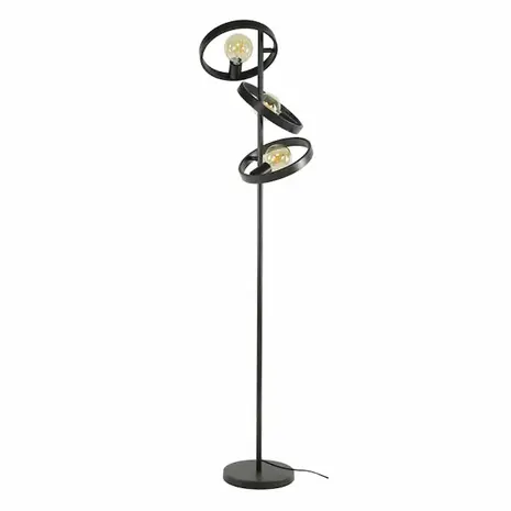Ylumen Vloerlamp Hover 3 lichts H 155 cm mat zwart Ylumen Vloerlamp Hover 3 lichts H 155 cm mat zwart
