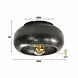 Ylumen Plafondlamp Sky  Ø 34 cm zwart Ylumen Plafondlamp Sky  Ø 34 cm zwart