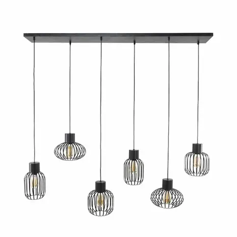 Ylumen Hanglamp Mix Metal L 145 zwart Ylumen Hanglamp Mix Metal L 145 zwart