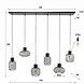 Ylumen Hanglamp Mix Metal L 145 zwart Ylumen Hanglamp Mix Metal L 145 zwart