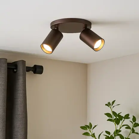 Highlight Spot Mila 2 lichts Ø 17 cm cacao