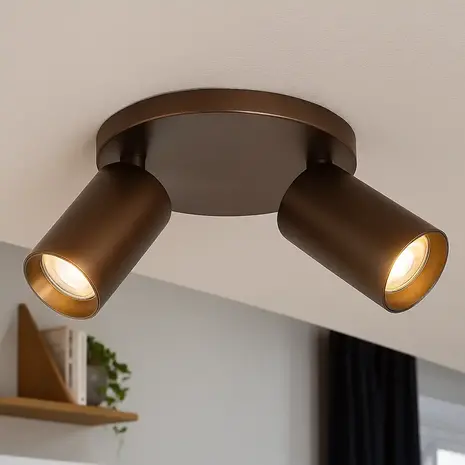 Highlight Spot Mila 2 lichts Ø 17 cm cacao