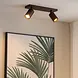 Highlight Spot Mila 2 lichts L 40 cm cacao Highlight Spot Mila 2 lichts L 40 cm cacao
