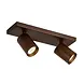 Highlight Spot Mila 2 lichts L 40 cm cacao Highlight Spot Mila 2 lichts L 40 cm cacao