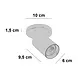 Highlight Spot Mila 1 lichts beige Highlight Spot Mila 1 lichts beige