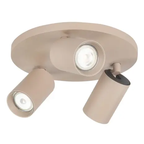 Highlight Spot Mila 3 lichts Ø 25 cm beige
