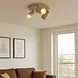 Highlight Spot Mila 3 lichts Ø 25 cm beige Highlight Spot Mila 3 lichts Ø 25 cm beige