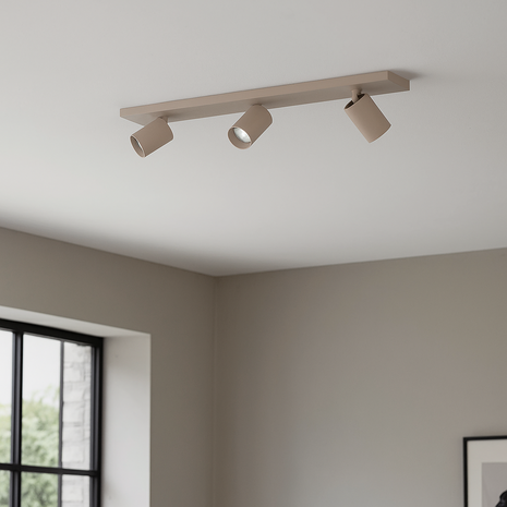Highlight Spot Mila 3 lichts L 65 cm beige