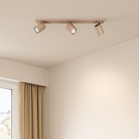 Highlight Spot Mila 3 lichts L 65 cm beige
