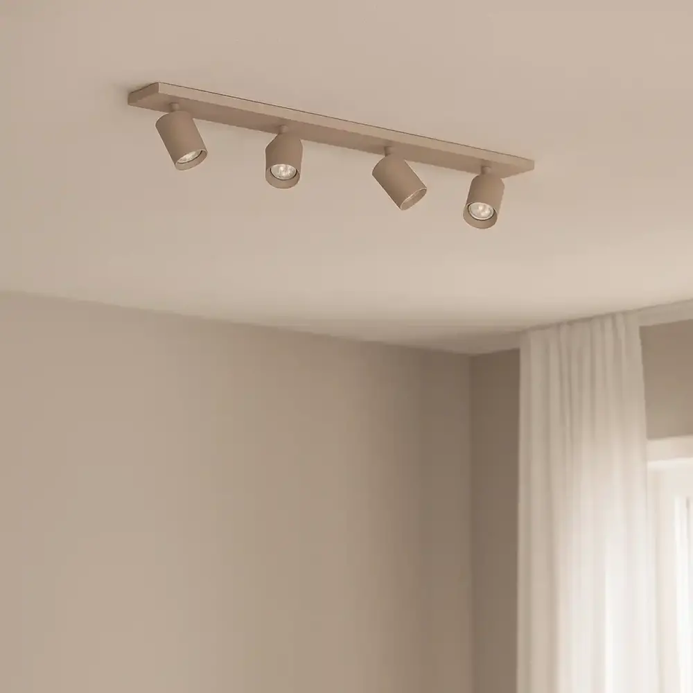 Highlight Spot Mila 4 lichts L 90 cm beige