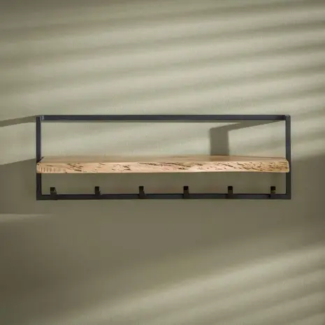 Ylumen Kapstok Air Solid B 100 cm H 32 cm naturel Ylumen Kapstok Air Solid B 100 cm H 32 cm naturel