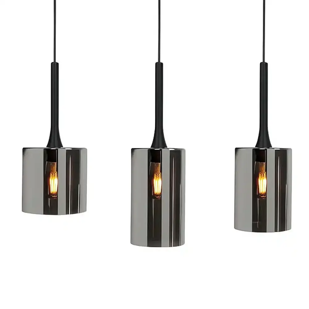 Highlight Hanglamp Diverso 6 lichts L 110 cm zwart