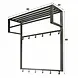Ylumen Kapstok Industrial hoog B 80 cm H 89 cm grijs Ylumen Kapstok Industrial hoog B 80 cm H 89 cm grijs