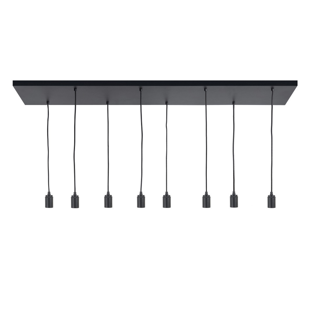 Highlight Plafondplaat 8 lichts -2e kans- L 130 x B 35 cm met snoer en fittingen