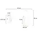 Steinhauer Wandlamp Upround incl. GU10 LED wit Steinhauer Wandlamp Upround incl. GU10 LED wit