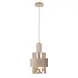Highlight Hanglamp Marrone 1 lichts Ø 18 cm beige Highlight Hanglamp Marrone 1 lichts Ø 18 cm beige