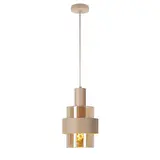 Highlight Hanglamp Marrone 1 lichts Ø 18 cm beige Highlight Hanglamp Marrone 1 lichts Ø 18 cm beige