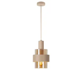 Highlight Hanglamp Marrone 1 lichts Ø 18 cm beige Highlight Hanglamp Marrone 1 lichts Ø 18 cm beige